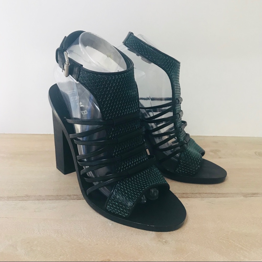 LAMB Gwen Stefani Leather Slingback Heels sandals